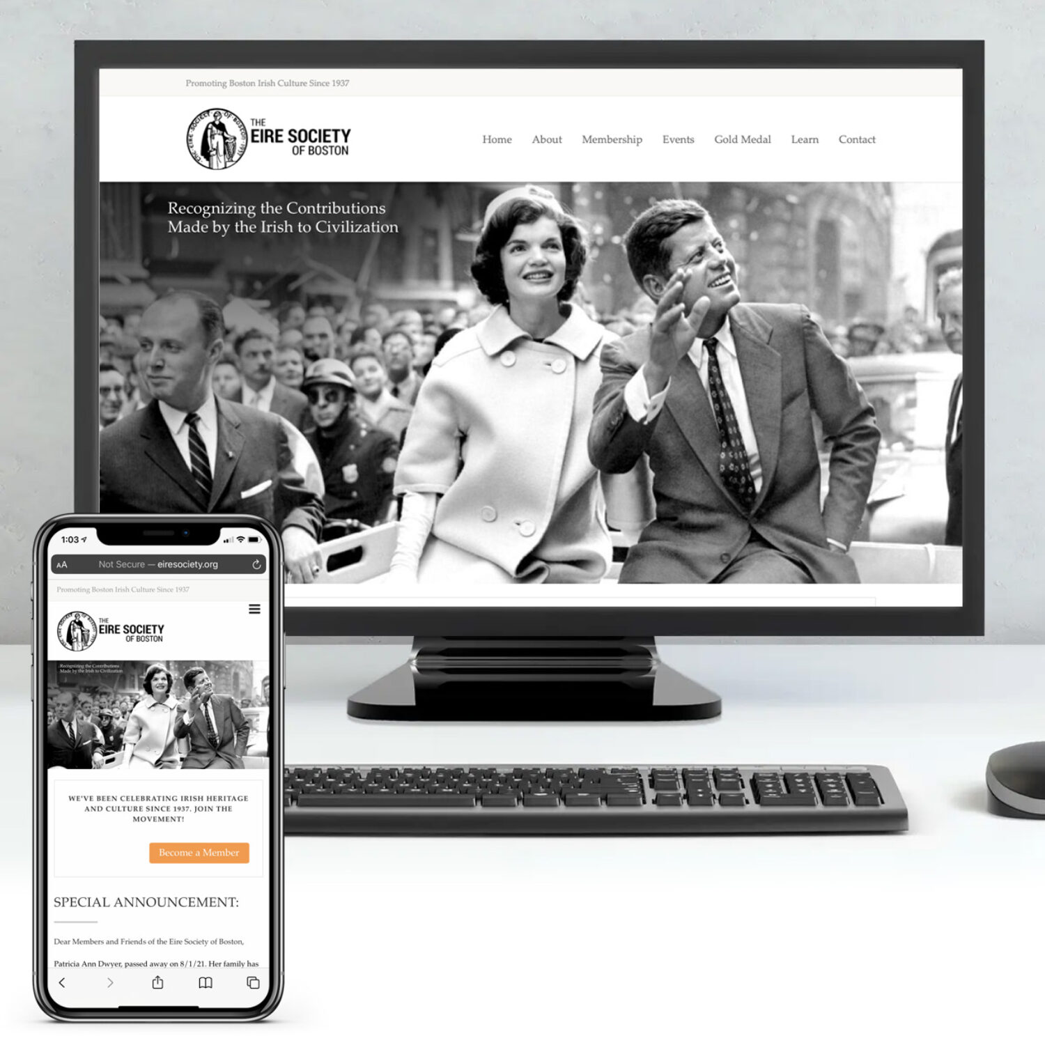 The Eire Society of Boston Website