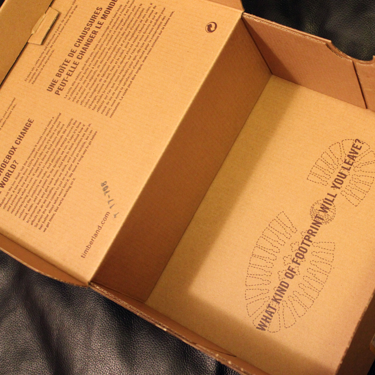 Timberland Packaging Box