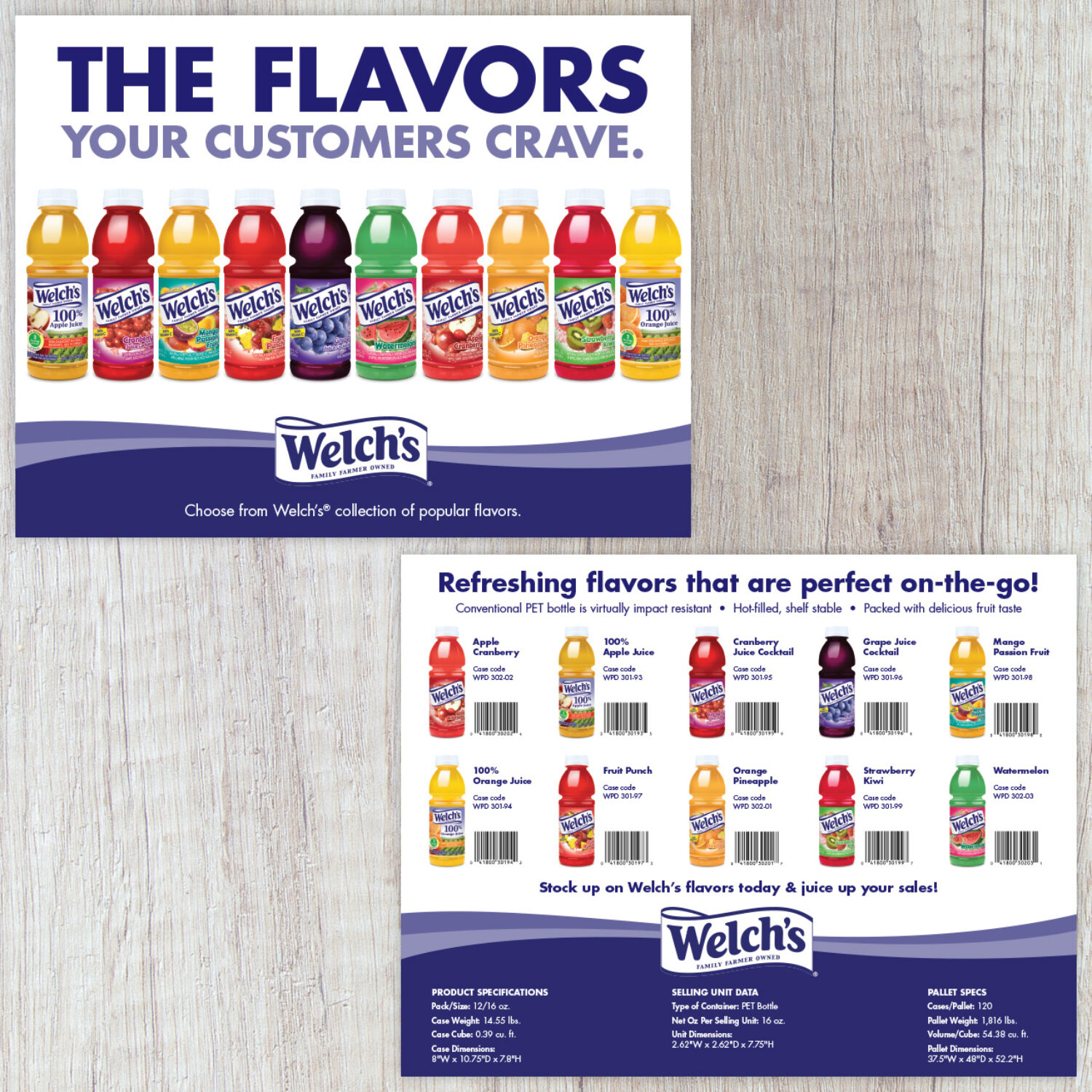 Welch's Product Sheet